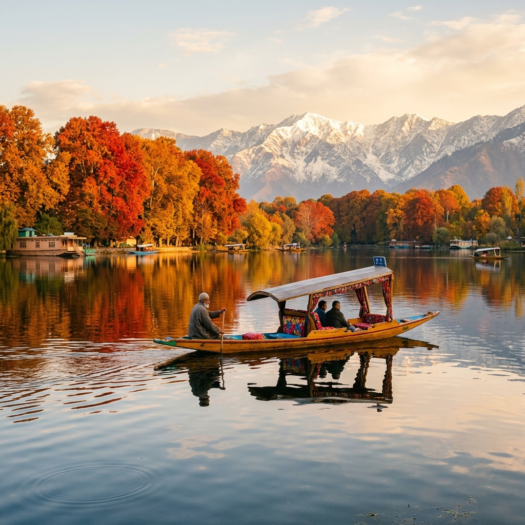 Dal Lake in Autumn