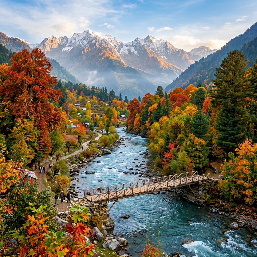 Pahalgam in Autumn